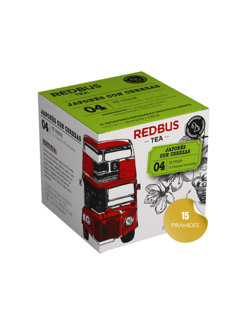 Té Red Bus Japonés Cerezas