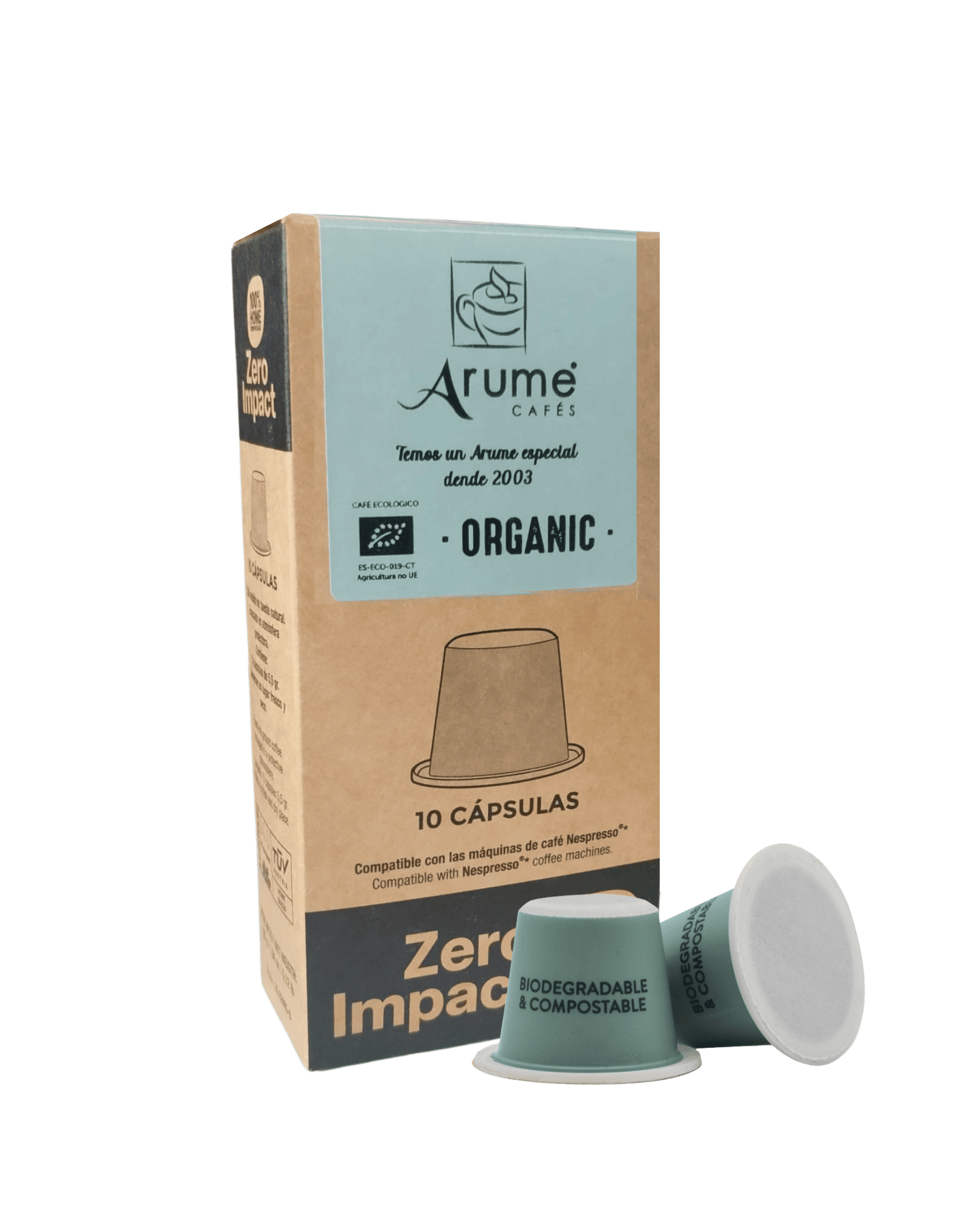 Cápsulas Arume Organic