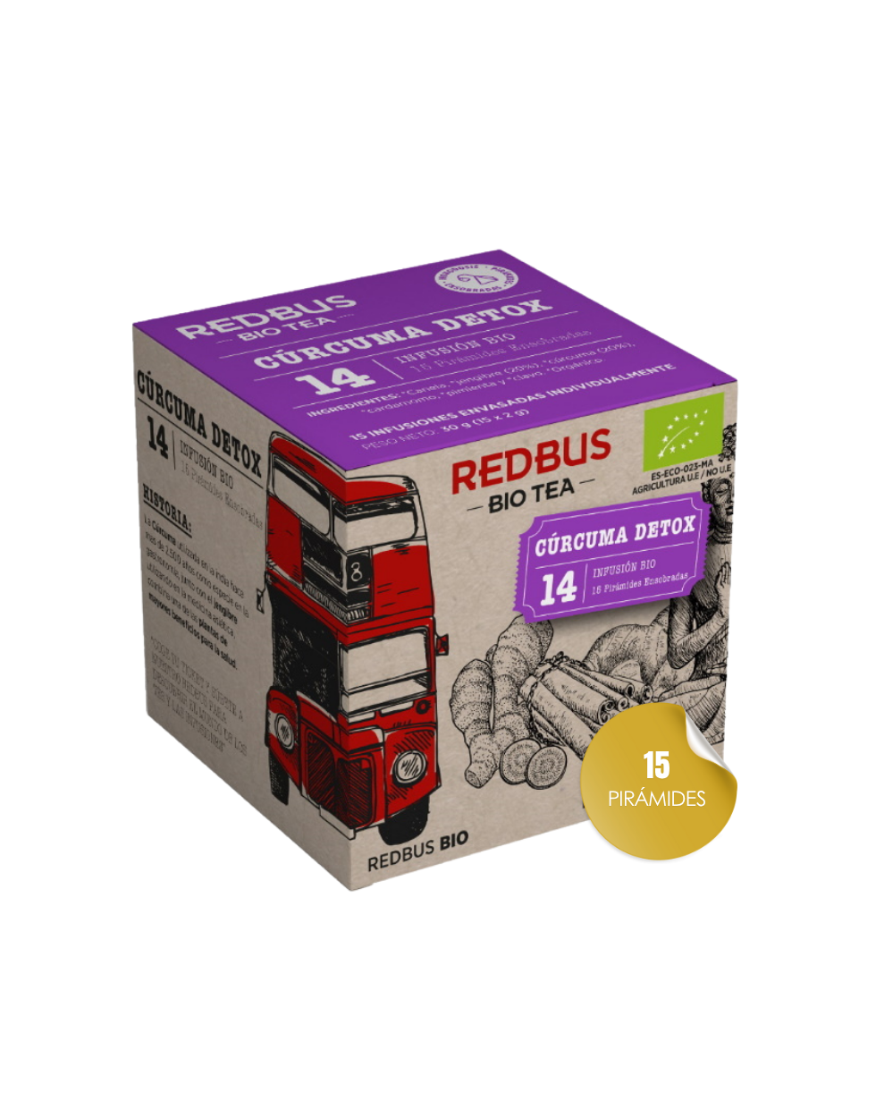 Té Red Bus Cúrcuma Detox