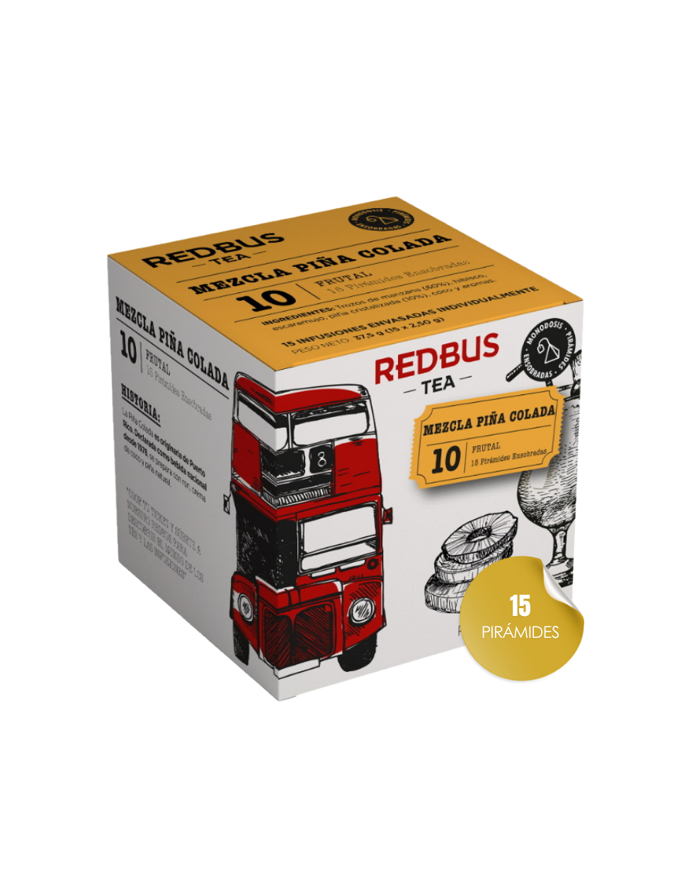 Té Red Bus Piña Colada