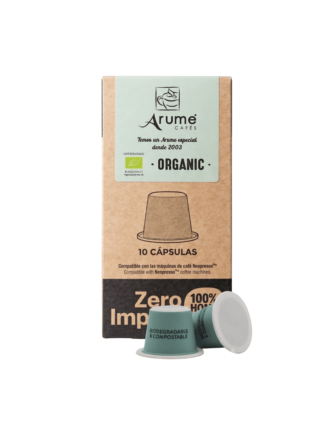 Cápsulas Arume Organic