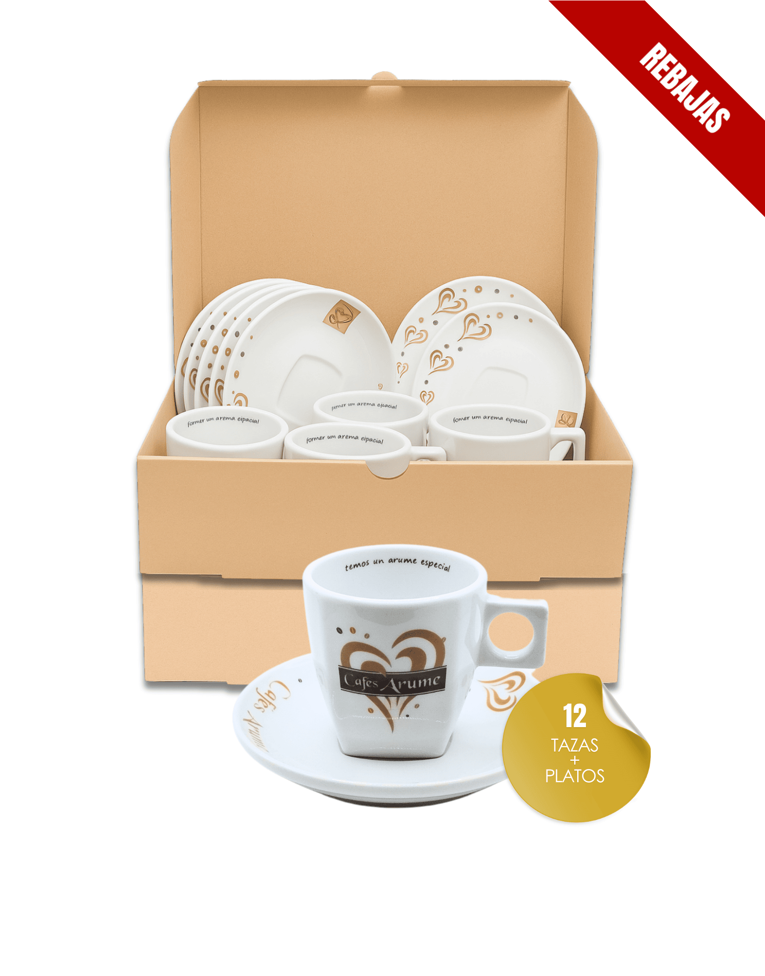 Vajilla Amoriño Con Leche