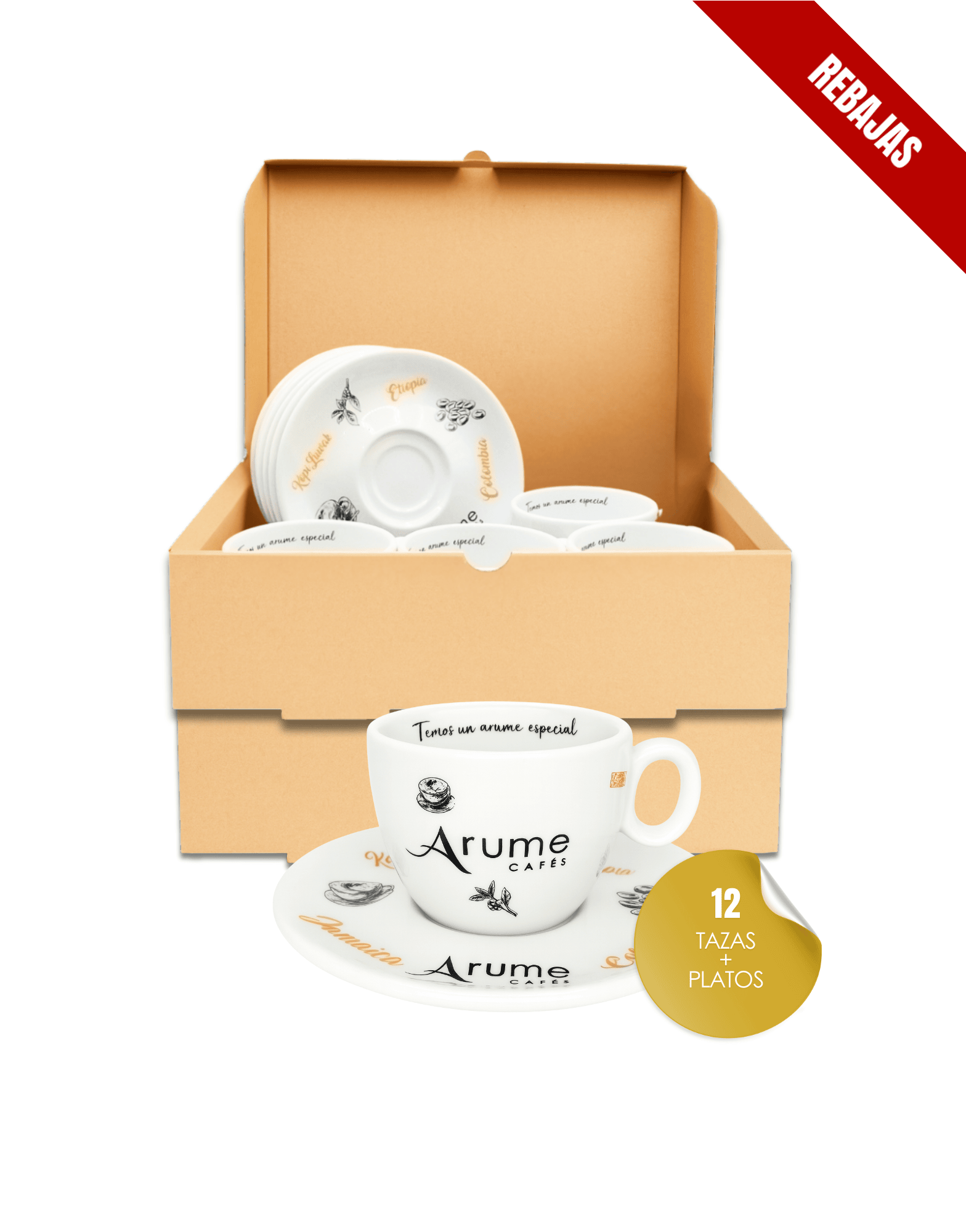 Vajilla Agarimo Con Leche