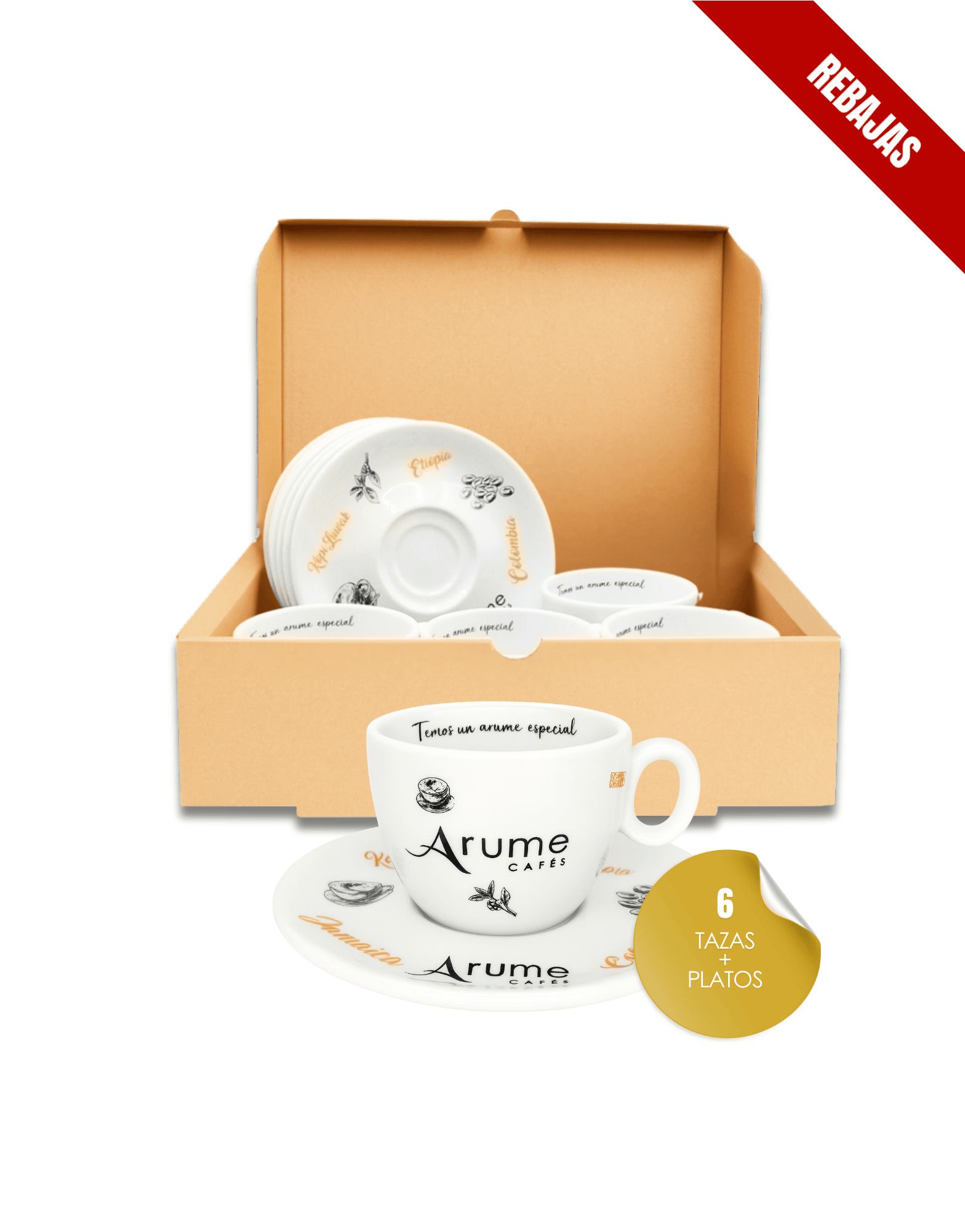 Vajilla Agarimo Con Leche