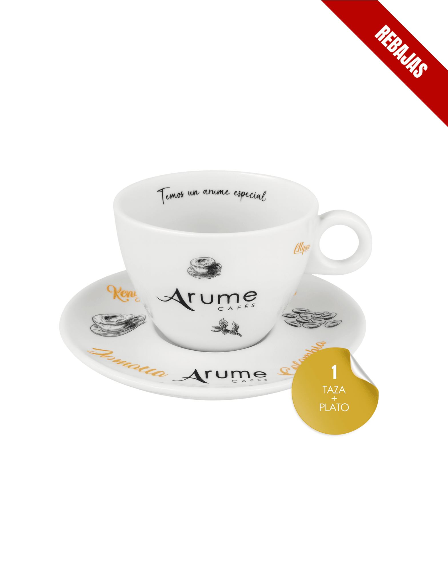 Vajilla Agarimo Desayuno