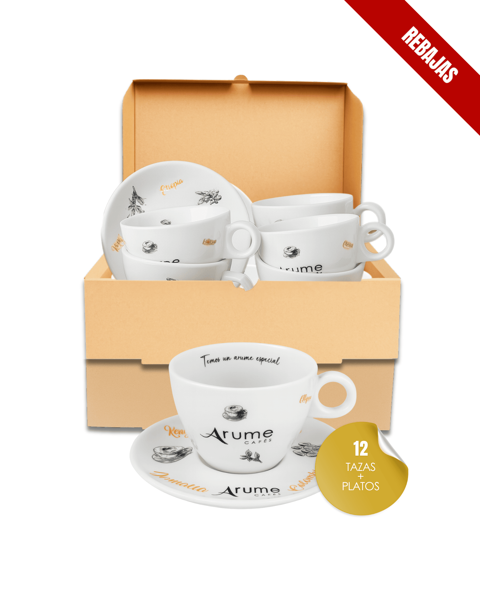 Vajilla Agarimo Desayuno