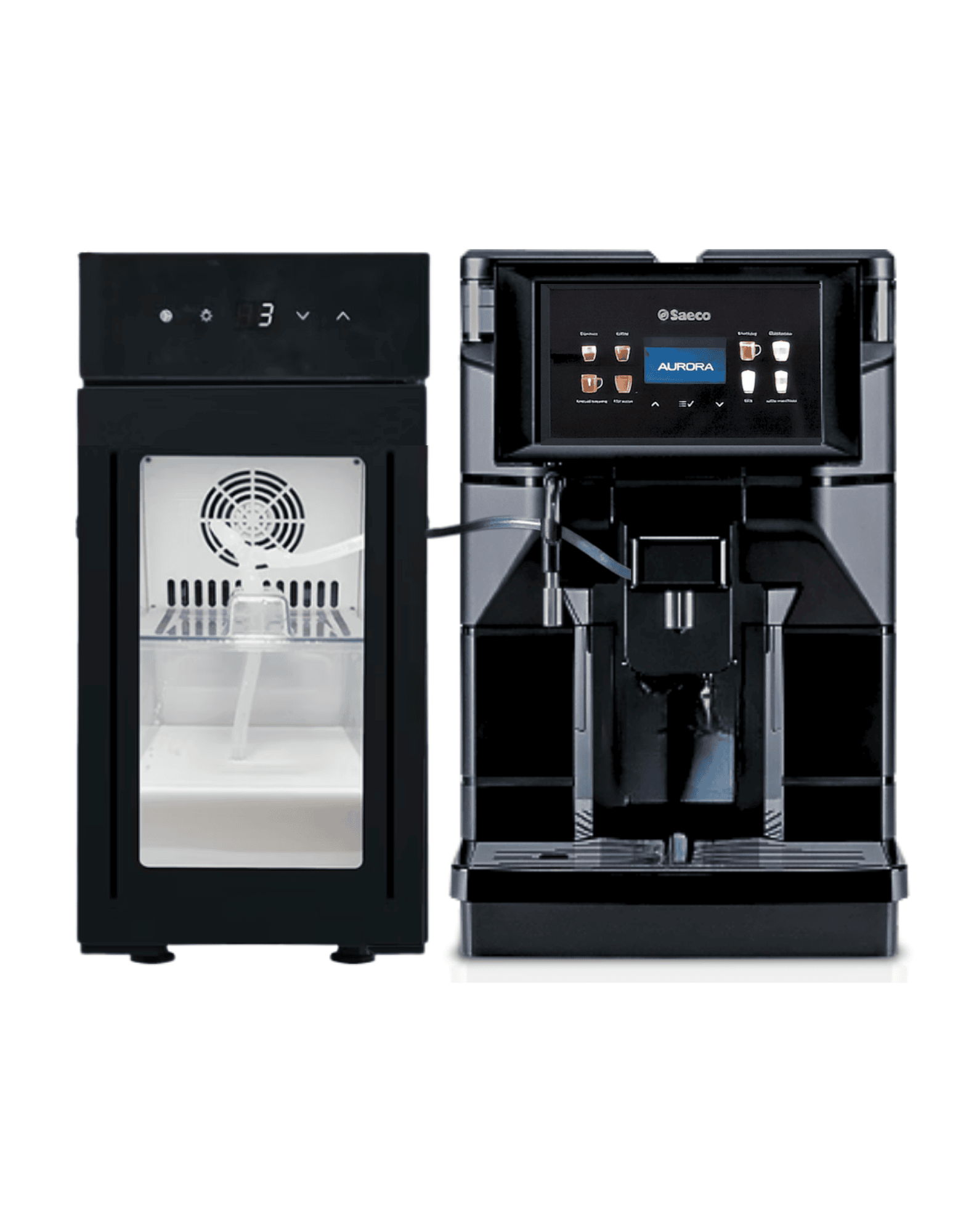 Nueva Saeco Aurora M2 + Milk Cooler