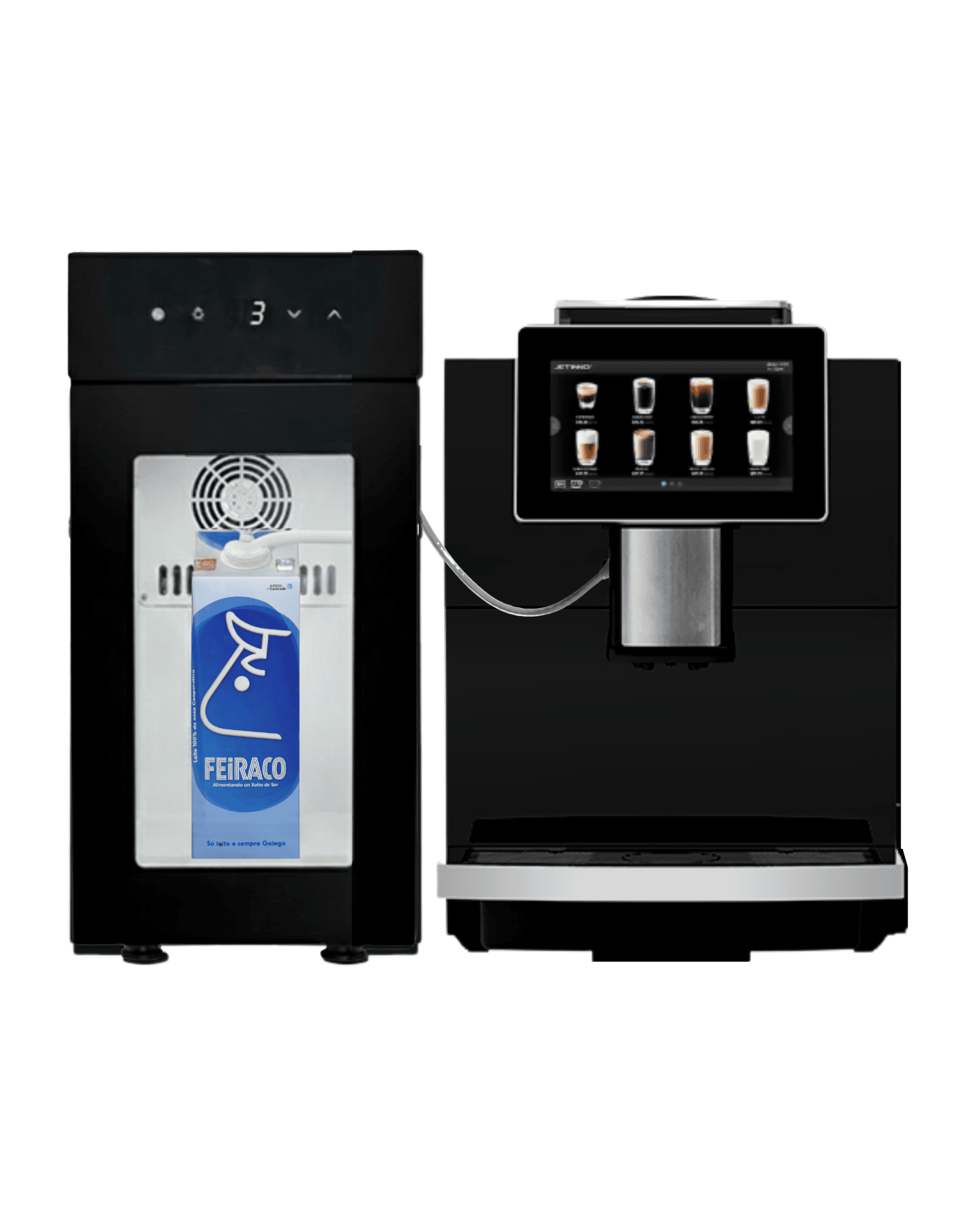 Cafetera Liberty’s JL15 con Milk Cooler para oficinas y pequeños negocios