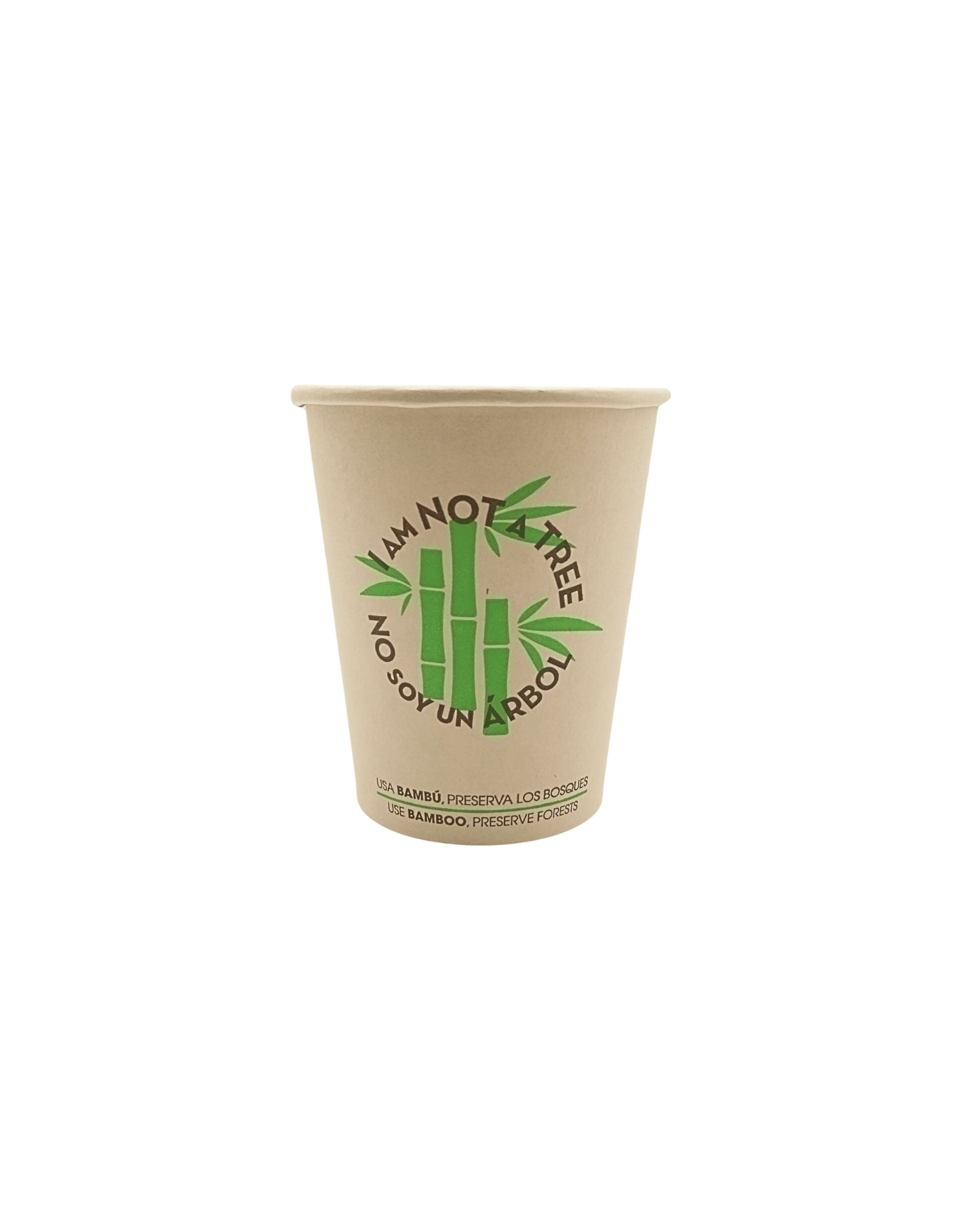 Vaso desechable bambú 240ml