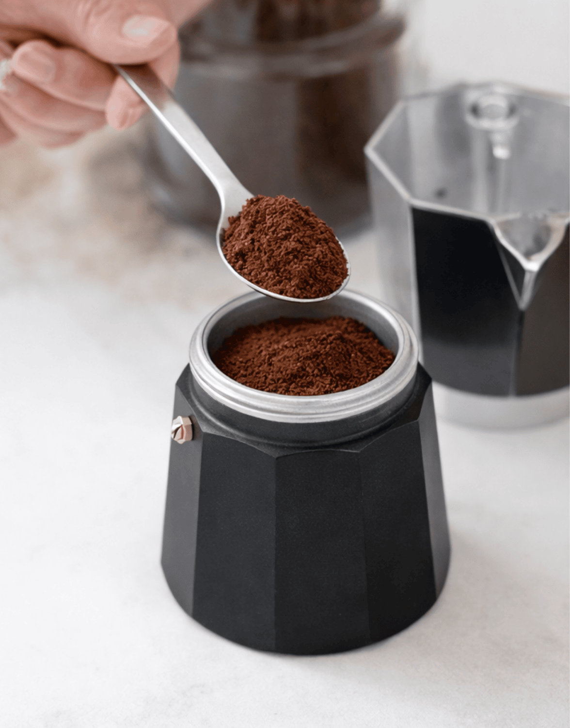 Cafetera italiana Quttin de 6 tazas apta para inducción