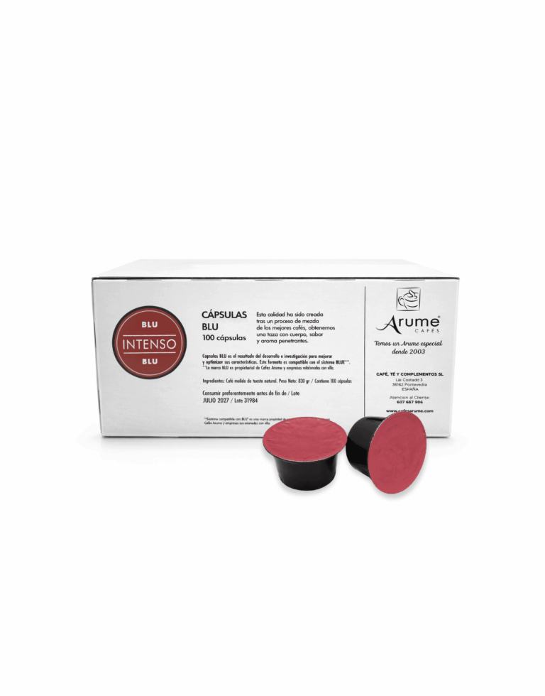 Cápsulas Blu Café Intenso Cafés Arume