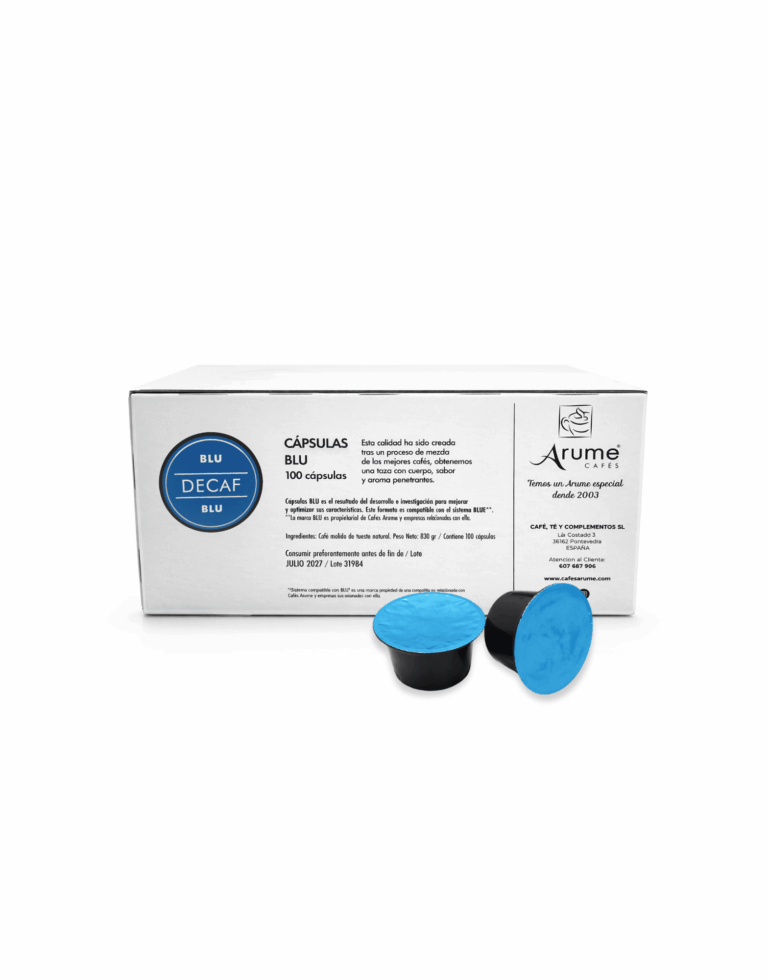 Cápsulas Blu Café Descafeinado Cafés Arume