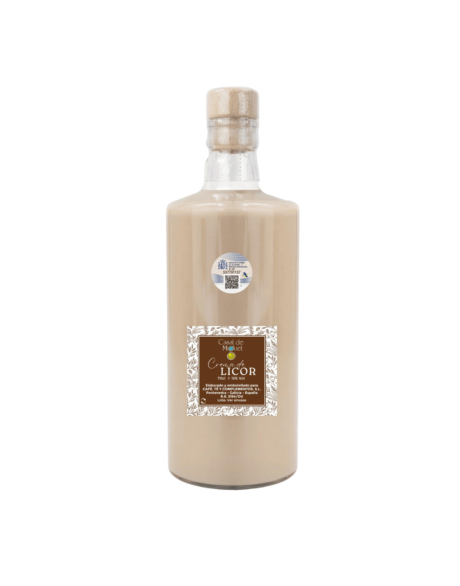 Crema de licor Casal de Miguel
